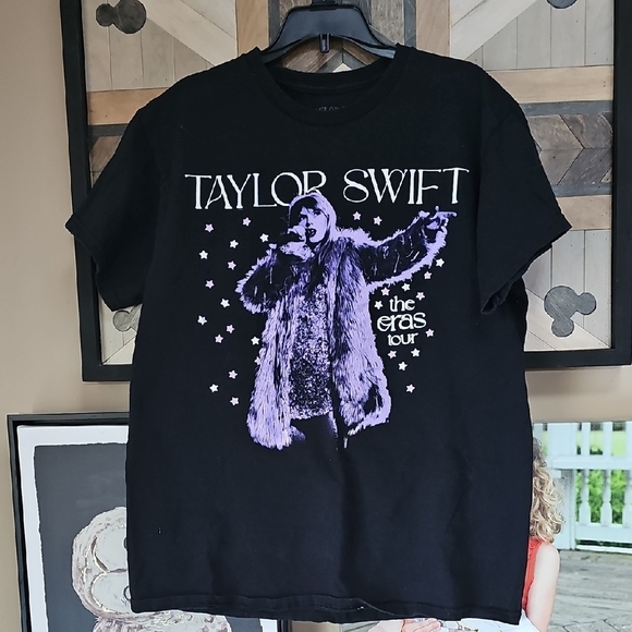 Taylor Swift Tops - Taylor Swift The Eras Tour Black Tee
